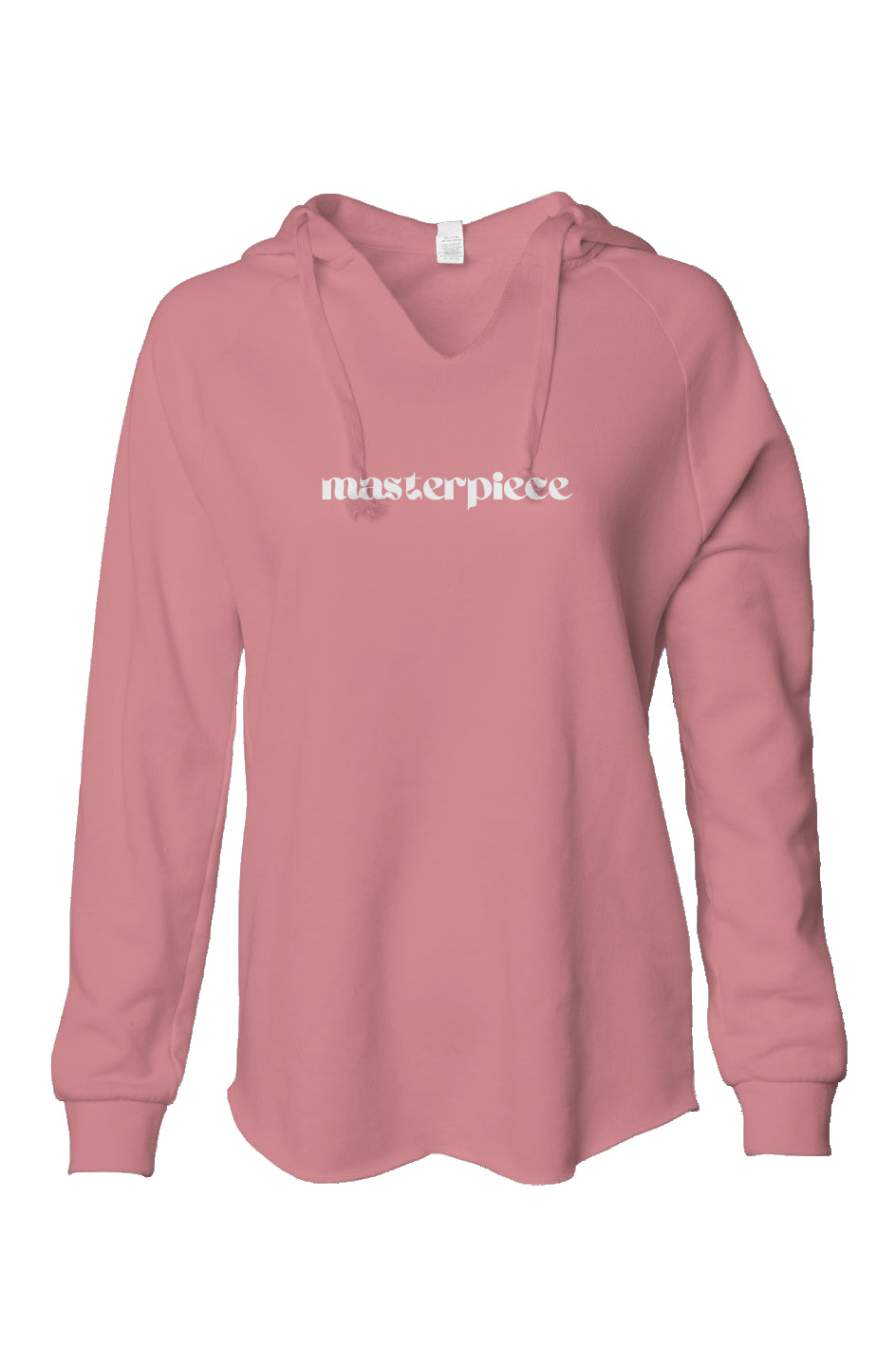 Masterpiece Womens Lightweight Wash Hooded Sweats