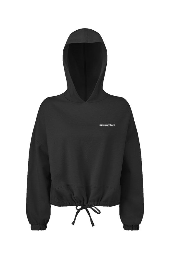 Masterpiece Ladies' Cropped Oversize Hooded Sweats